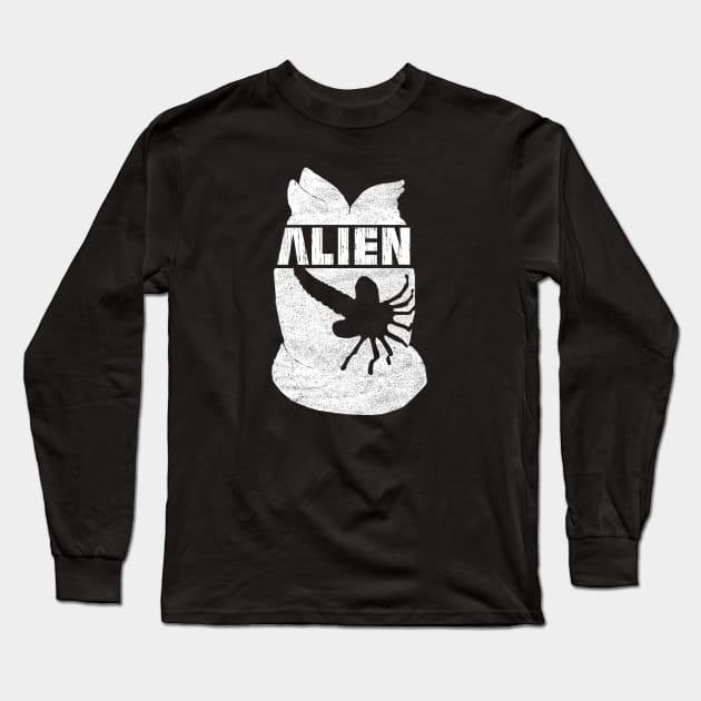 Hatched Alien Egg Long Sleeve T-Shirt by Kaybi76